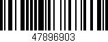 Código de barras (EAN, GTIN, SKU, ISBN): '47896903'