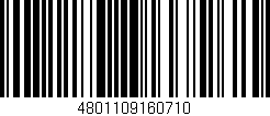 Código de barras (EAN, GTIN, SKU, ISBN): '4801109160710'