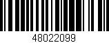 Código de barras (EAN, GTIN, SKU, ISBN): '48022099'