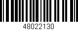 Código de barras (EAN, GTIN, SKU, ISBN): '48022130'