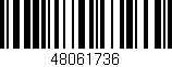 Código de barras (EAN, GTIN, SKU, ISBN): '48061736'