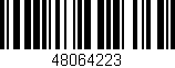 Código de barras (EAN, GTIN, SKU, ISBN): '48064223'