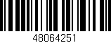 Código de barras (EAN, GTIN, SKU, ISBN): '48064251'