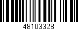 Código de barras (EAN, GTIN, SKU, ISBN): '48103328'