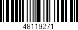 Código de barras (EAN, GTIN, SKU, ISBN): '48119271'