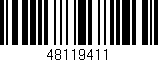 Código de barras (EAN, GTIN, SKU, ISBN): '48119411'