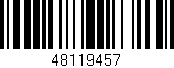 Código de barras (EAN, GTIN, SKU, ISBN): '48119457'