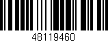 Código de barras (EAN, GTIN, SKU, ISBN): '48119460'