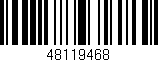 Código de barras (EAN, GTIN, SKU, ISBN): '48119468'