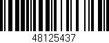 Código de barras (EAN, GTIN, SKU, ISBN): '48125437'