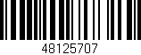 Código de barras (EAN, GTIN, SKU, ISBN): '48125707'