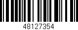 Código de barras (EAN, GTIN, SKU, ISBN): '48127354'