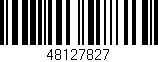 Código de barras (EAN, GTIN, SKU, ISBN): '48127827'