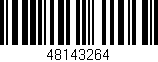 Código de barras (EAN, GTIN, SKU, ISBN): '48143264'