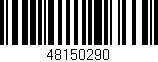 Código de barras (EAN, GTIN, SKU, ISBN): '48150290'