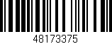 Código de barras (EAN, GTIN, SKU, ISBN): '48173375'