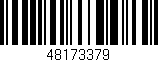 Código de barras (EAN, GTIN, SKU, ISBN): '48173379'