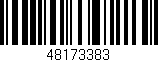 Código de barras (EAN, GTIN, SKU, ISBN): '48173383'