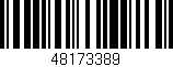 Código de barras (EAN, GTIN, SKU, ISBN): '48173389'