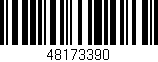 Código de barras (EAN, GTIN, SKU, ISBN): '48173390'