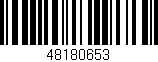 Código de barras (EAN, GTIN, SKU, ISBN): '48180653'