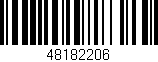 Código de barras (EAN, GTIN, SKU, ISBN): '48182206'