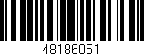 Código de barras (EAN, GTIN, SKU, ISBN): '48186051'