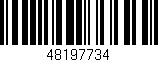 Código de barras (EAN, GTIN, SKU, ISBN): '48197734'