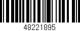 Código de barras (EAN, GTIN, SKU, ISBN): '48221895'