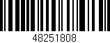 Código de barras (EAN, GTIN, SKU, ISBN): '48251808'