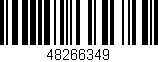 Código de barras (EAN, GTIN, SKU, ISBN): '48266349'