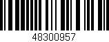 Código de barras (EAN, GTIN, SKU, ISBN): '48300957'
