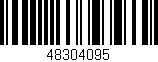 Código de barras (EAN, GTIN, SKU, ISBN): '48304095'