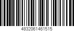 Código de barras (EAN, GTIN, SKU, ISBN): '4832061461515'