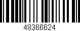 Código de barras (EAN, GTIN, SKU, ISBN): '48366624'