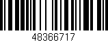 Código de barras (EAN, GTIN, SKU, ISBN): '48366717'