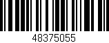 Código de barras (EAN, GTIN, SKU, ISBN): '48375055'