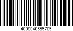Código de barras (EAN, GTIN, SKU, ISBN): '4839040655705'
