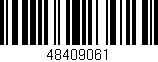 Código de barras (EAN, GTIN, SKU, ISBN): '48409061'