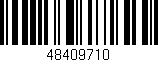 Código de barras (EAN, GTIN, SKU, ISBN): '48409710'