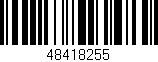 Código de barras (EAN, GTIN, SKU, ISBN): '48418255'