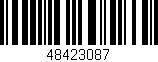 Código de barras (EAN, GTIN, SKU, ISBN): '48423087'