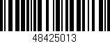 Código de barras (EAN, GTIN, SKU, ISBN): '48425013'