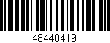 Código de barras (EAN, GTIN, SKU, ISBN): '48440419'