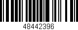Código de barras (EAN, GTIN, SKU, ISBN): '48442396'