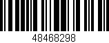 Código de barras (EAN, GTIN, SKU, ISBN): '48468298'