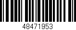 Código de barras (EAN, GTIN, SKU, ISBN): '48471953'