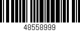 Código de barras (EAN, GTIN, SKU, ISBN): '48558999'