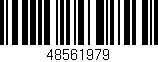 Código de barras (EAN, GTIN, SKU, ISBN): '48561979'