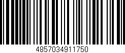Código de barras (EAN, GTIN, SKU, ISBN): '4857034911750'